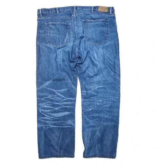 Polo Dungarees Distressed Jeans Hampton Straight by Ralph Lauren Size  44 - Picture 2 of 8